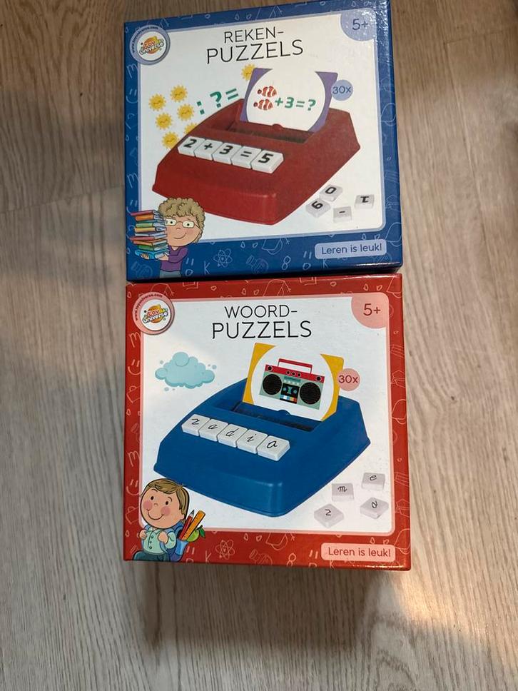 Reken- & Woordpuzzels - Educatief Speelgoed, Kinderen en Baby's, Speelgoed | Kinderpuzzels, Zo goed als nieuw, 6 jaar of ouder