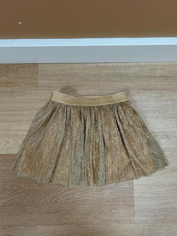 Rokje met goud en glitter, H&M, maat 110 / 116, Kinderen en Baby's, Kinderkleding | Maat 110, Gebruikt, Meisje, Jurk of Rok, Ophalen of Verzenden