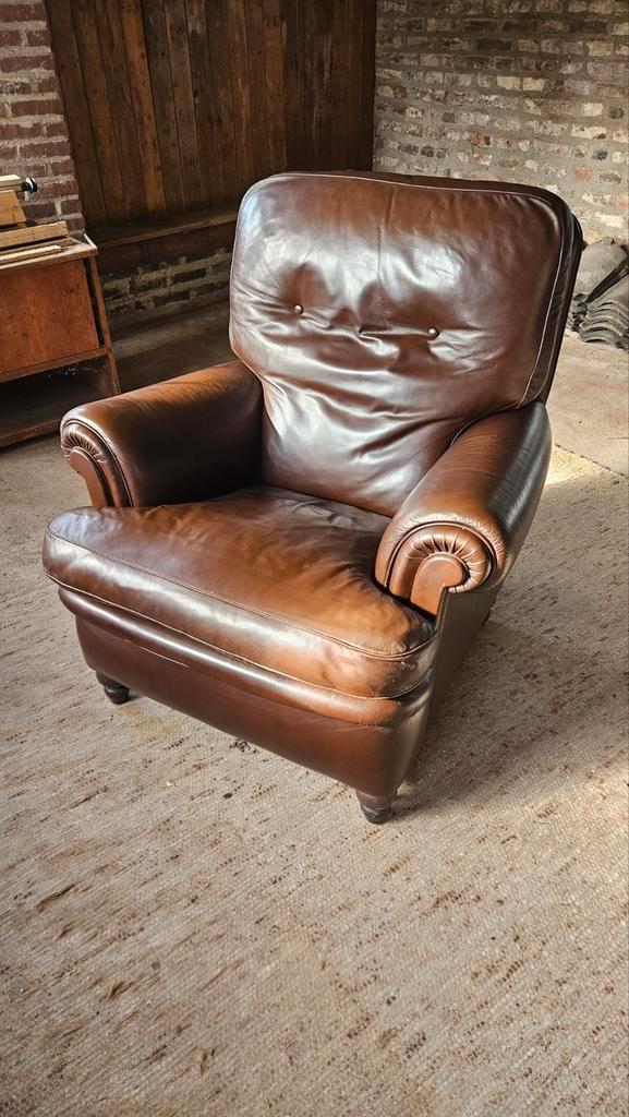 2x Poltrona Frau Fauteuil - Zeer Goede Staat, Huis en Inrichting, Fauteuils, Zo goed als nieuw, Leer, 75 tot 100 cm, 75 tot 100 cm