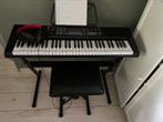 Zgan keyboard met zitje, Ophalen of Verzenden, Zo goed als nieuw, Zwart