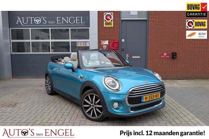 Mini Mini Cabrio 1.5 Cooper Chili/Garantie/Leder/Carplay/Sto, Auto's, Mini, Bedrijf, Te koop, Cabrio, ABS, Airbags, Airconditioning