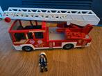 Playmobil Ladderwagen met Brandweervrouw, Ophalen of Verzenden, Gebruikt, Los playmobil