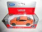 Welly - Lexus RC F (oranje) 1:36, Ophalen of Verzenden, Nieuw, Auto