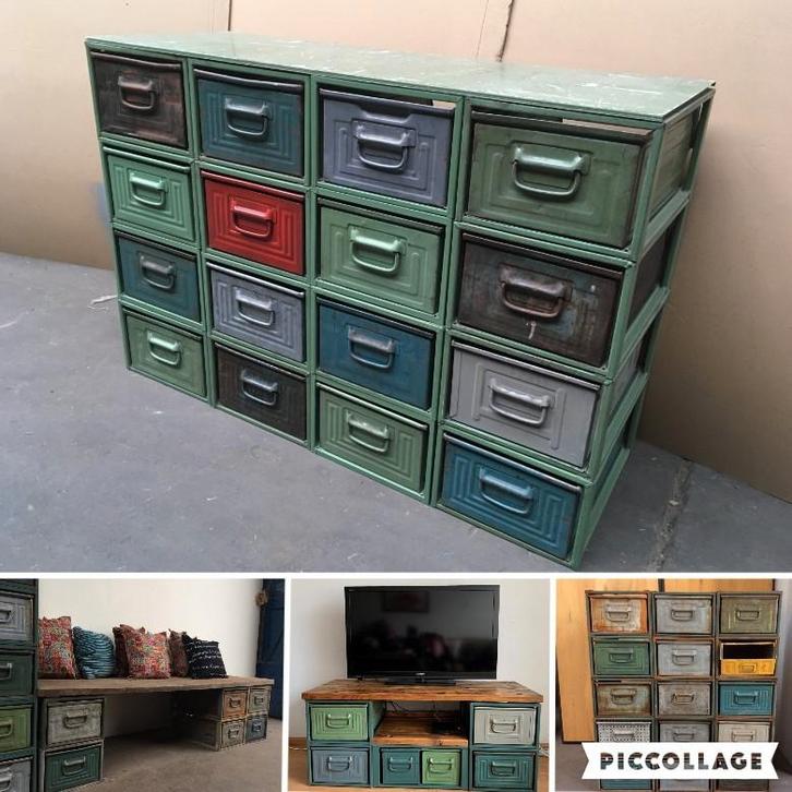 Modulair Dressoir Ladekast Meubel maat/kleur naar wens SALE, Huis en Inrichting, Kasten | Ladekasten, Gebruikt, Minder dan 100 cm