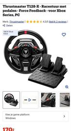Thrustmaster T128-X Racestuur Xbox/PC, Ophalen, Zo goed als nieuw, Nvt, Nvt