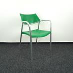 Amat Splash stoel | vergaderstoel | kantinestoel | groen, Huis en Inrichting, Stoelen, Gebruikt, Overige kleuren, -, -