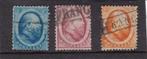 25.   1864.  Koning Willem III, nvph nrs. 4 - 6,   gebr., Postzegels en Munten, Postzegels | Nederland, Verzenden, T/m 1940, Gestempeld