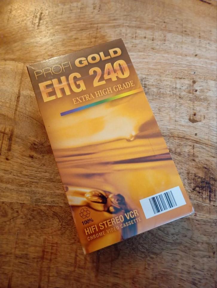 Profi Gold EHG 240 Videoband - Nieuw in verpakking, Cd's en Dvd's, VHS | Film, Nieuw in verpakking, Overige genres, Alle leeftijden