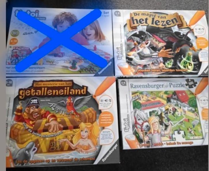 Drie leuke Tiptoi spellen!, Kinderen en Baby's, Speelgoed | Educatief en Creatief, Zo goed als nieuw, Ophalen of Verzenden