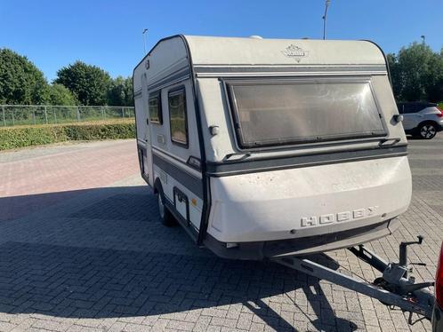 Hobby de Luxe model 420 met voortent / aanbouw en inventaris, Caravans en Kamperen, Caravans, Bedrijf, tot en met 4, 500 - 750 kg