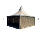 Professionele Pagodetent 5x5 meter, Ophalen, 8 meter of meer, 6 meter of meer