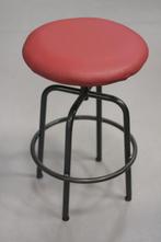 3x barkruk barstoel kruk Zipp Jess design metaal leer 60 cm, Huis en Inrichting, Ophalen, Met voetsteun, 60 tot 90 cm, Zo goed als nieuw