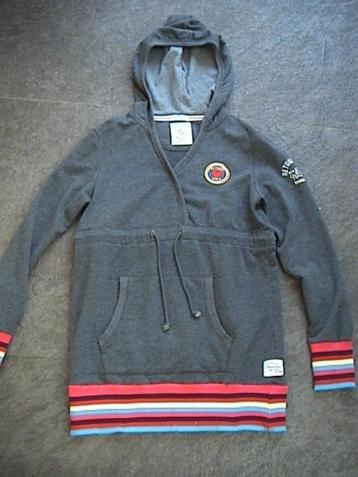 RETOUR mooie grijze tuniek / jurk maat 176 + muts / capuchon beschikbaar voor biedingen