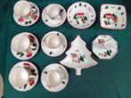 Christmas Village servies, Ophalen of Verzenden, Zo goed als nieuw, Porselein, Overige stijlen