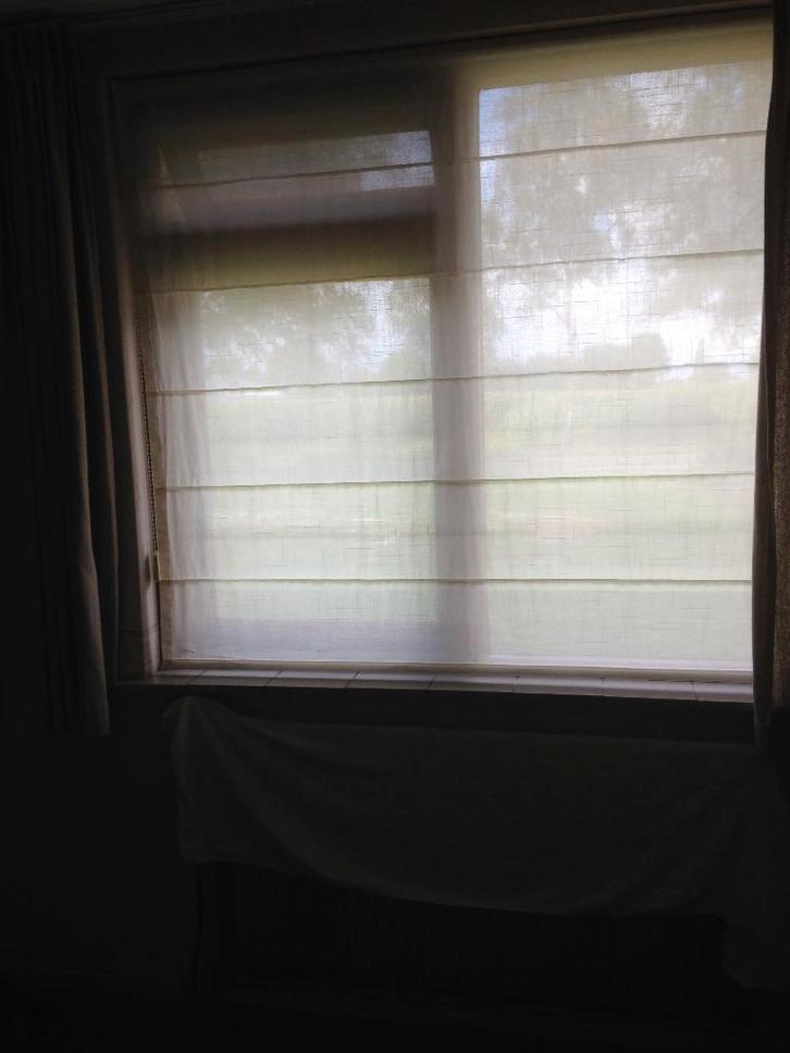 Vouwgordijnen, Huis en Inrichting, Stoffering | Gordijnen en Lamellen, Nieuw, 150 tot 200 cm, 150 tot 200 cm, Crème, Ophalen