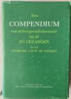 Een Compendium bij de Gezangen, Boeken, Ophalen of Verzenden, Prof. Dr. G v/d Leeuw St., Christendom | Protestants