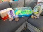 Complete hamster uitrusting hok voer zaagsel en hooi, Dieren en Toebehoren, Minder dan 60 cm, Kooi, Minder dan 75 cm, Ophalen of Verzenden