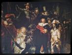 Rembrandt doek 100x50 - Nachtwacht, Antiek en Kunst, Ophalen