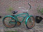 Custom beach cruser fiets, Fietsen en Brommers, Fietsen | Cruisers en Lowriders, Ophalen, Gebruikt, Staal, Cruiser