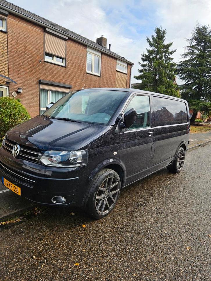 Vw transporter, Auto's, Bestelauto's, Particulier, Volkswagen, Diesel, Euro 5, Handgeschakeld, Zwart, Grijs, Alcantara, Dealer onderhouden