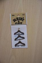 XZ735 set van 3 kleerhangers Heidi Ott miniature metaal br, Decoratie, Ophalen of Verzenden, Niet meer in EU actief., Niet meer in EU actief