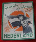 Sluitzegel: Wereld Jamboree 1937 Nederland, Verzamelen, Ophalen of Verzenden, Gebruikt, Overige typen