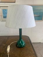 Lamp Deense Kastrup Holmegaard tafellamp groen glazen voet, Huis en Inrichting, Ophalen of Verzenden