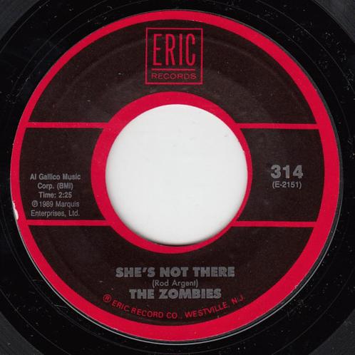 The zombies - She's not there (vinyl single) NM, Cd's en Dvd's, Vinyl Singles, Zo goed als nieuw, Single, Rock en Metal, 7 inch