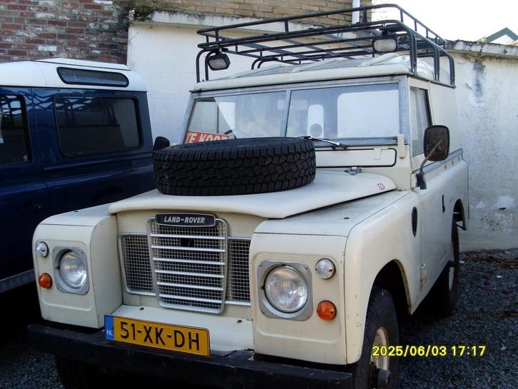LAND ROVER 88 BENZINE BELASTINGVRIJ, Auto's, Land Rover, Particulier, Series, Benzine, SUV of Terreinwagen, Handgeschakeld, Wit