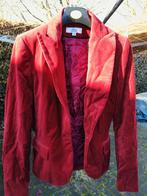 Vuurrood velvet colbert/jasje maat 36, Kleding | Dames, Ophalen of Verzenden, Zo goed als nieuw, Maat 36 (S)