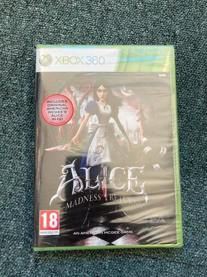 Alice Madness Returns Xbox 360 - Nieuw & Gesealed!, Spelcomputers en Games, Games | Xbox 360, Nieuw, Avontuur en Actie, 1 speler