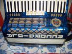 accordeon 120 bas blauw  accordiola, Ophalen, Gebruikt