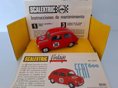 Scalextric Vintage Seat 600 Ref Nr 8333, Kinderen en Baby's, Speelgoed | Racebanen, Zo goed als nieuw, Racebaan, Elektrisch, Overige merken