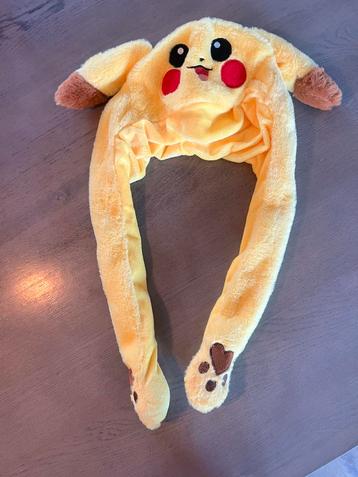 Pikachu Pokemon muts beweegbare oren. beschikbaar voor biedingen