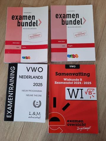 Examenbundels samenvatting VWO 2025 beschikbaar voor biedingen