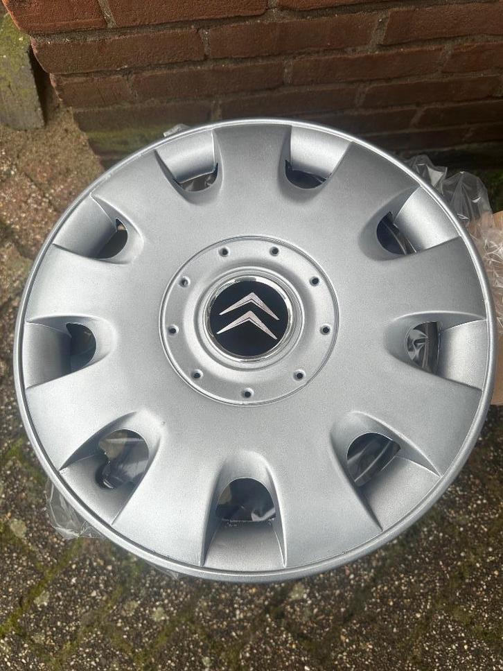 Wieldoppenset voor Citroën 15 inch, Auto diversen, Wieldoppen, Nieuw, Ophalen of Verzenden