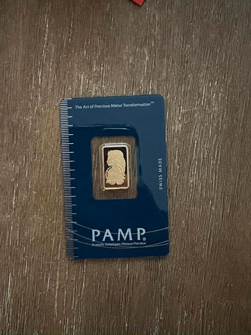 Pamp suisse 2.5 gram, Postzegels en Munten, Edelmetalen en Baren, Goud, Ophalen of Verzenden