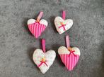 4 Decoratieve Hartjes, Huis en Inrichting, Ophalen of Verzenden, Zo goed als nieuw