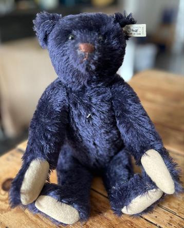 Steiff teddybeer Knopf im Ohr blauw beschikbaar voor biedingen