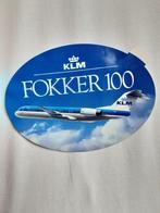 Fokker 100 sticker. KLM fokker 100, Ophalen of Verzenden, Nieuw, Overige typen
