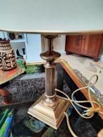 Vintage bronzen tafellamp Hollywood regency, Ophalen of Verzenden