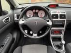 Peugeot 307 CC 1.6i 16V Cabrio I Dealer Onderhouden, Auto's, Elektrische ramen, Stof, Zwart, 4 cilinders