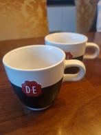 2 douwe Egberts krijtmokken. Nieuw., Huis en Inrichting, Keuken | Servies, Nieuw, Ophalen of Verzenden, Glas, Overige stijlen