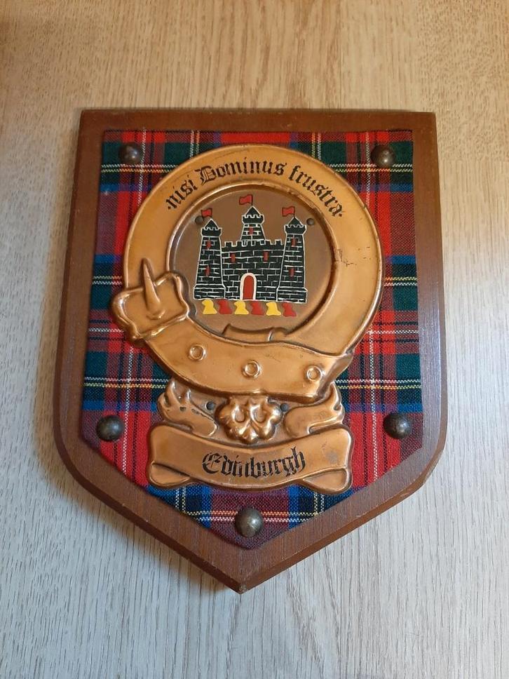 Nisi Dominus frustra wapenschild Edinburgh, Verzamelen, Militaria | Algemeen, Ophalen of Verzenden