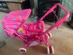 Retro poppenwagen roze, Kinderen en Baby's, Speelgoed | Poppen, Ophalen, Gebruikt, Overige typen