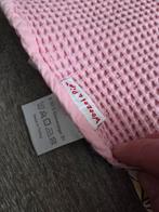 Roze ledikantdeken Woezel en Pip, Ophalen of Verzenden, Zo goed als nieuw, 100 cm of meer, Deken