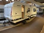 Dethleffs Camper 560 FKM, Stapelbed, Voortent, Zondag open!!, Schokbreker, Bedrijf, Treinzit, 2 aparte bedden