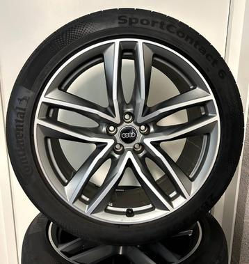 ZGAN! | Audi Q7 / SQ7 21 Inch Audi Sport Velgen + Banden beschikbaar voor biedingen