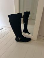 The Seller suède  dure hoge laarzen, Ophalen, Zo goed als nieuw, Zwart, Hoge laarzen