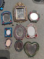 Antieke Italiaanse Mini Mozaïek Fotolijstjes, Antiek en Kunst, Ophalen of Verzenden, Ovaal, Minder dan 50 cm, Minder dan 100 cm